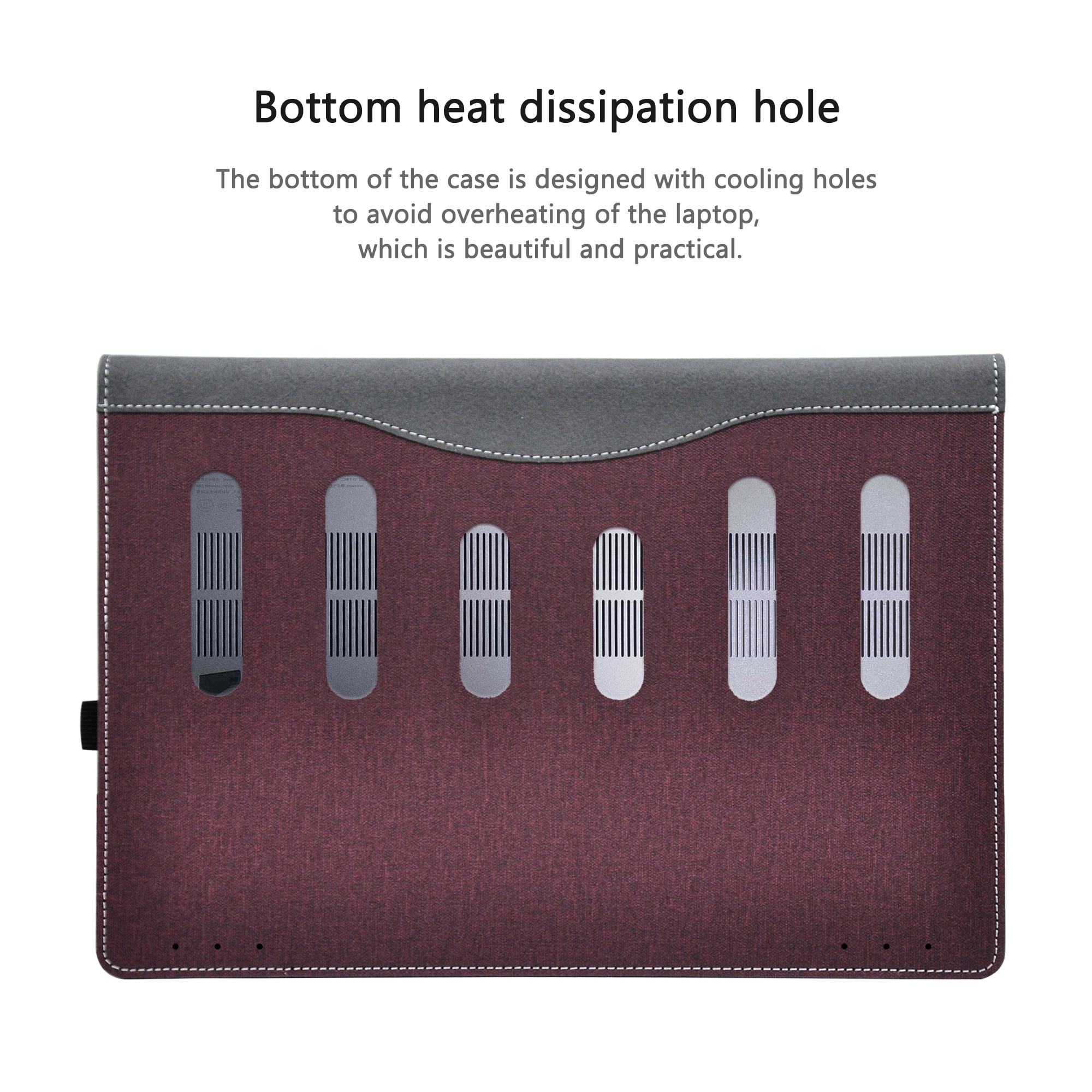 Laptop Cover Case for 15.6 inch Samsung Galaxy Book 4 /3 /2 & 15.6'' Galaxy Book 4 /3 /2 360 & for 15.6inch Galaxy Book 2/3 Pro 360,Detachable PU leather Protective Sleeve Bag Accessories