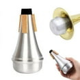 thumbnail image 3 of Daily Mix Store Practice Trumpet Straight Silencer Aluminum Musical Instrument Part Set, Aluminum Practice Mute, Trumpet Mute Trumpet, 3 of 9