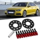 thumbnail image 5 of Hub Bore Wheel Adapter, 57.1mm Center Bore Hub Centric Wheel Spacer Kit Aleación De Aluminio 5x10 0/5x112 Con Perno De Bola Para Automóvil ZAQW Rojo, 5 of 8