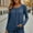 A_Blue, variant on Trendy Peasant Blouses for Women Long Sleeve Crewneck Loose Pleated Shirts Solid Color Basic Fall Tunic Tops Light Blue XXXL