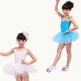 thumbnail image 5 of IBASETOY Toddler Tulle Skirt White 1 Set Dancing Costume for Little Girls in Spring, 5 of 8