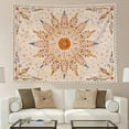 thumbnail image 2 of Gojian Boho Floral Mandala Tapestry Wall Hanging Pink Bohemian Flower Medallion Tapestry Aesthetic Watercolor Hippie Indian Small Tapestries for Bedroom Living Room Dorm Decor, 2 of 6