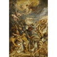 thumbnail image 2 of Peter Paul Rubens 18x24 Gold Ornate Framed and Double Matted Museum Art Print Titled - The Martyrdom of Saint Livinus (1633 - 1635), 2 of 4
