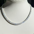 thumbnail image 4 of Moonstone Tennis Necklace for Woman in 925 silver, June Birthstone Jewelry , Layered Choker Necklace, 4 of 7
