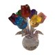 thumbnail image 2 of Figura de Rosa de Cristal de Recuerdo, Decoración Colorida de Rosa de Cristal, Regalo de Valentín para Mujeres, Esposas Y Novias., 2 of 7