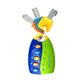 thumbnail image 1 of Niños Simulación Coche Control Remoto Cerradura de Llave Juguete Iluminación Música Bebé Preescolar Juguetes Educativos Vogacara WJ4135-04B, 1 of 6