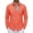 Orange, variant on Enjoytime Button Down Shirt Men Fashion Business Casual Dress Collared Long Sleeve Shirts with Pocket