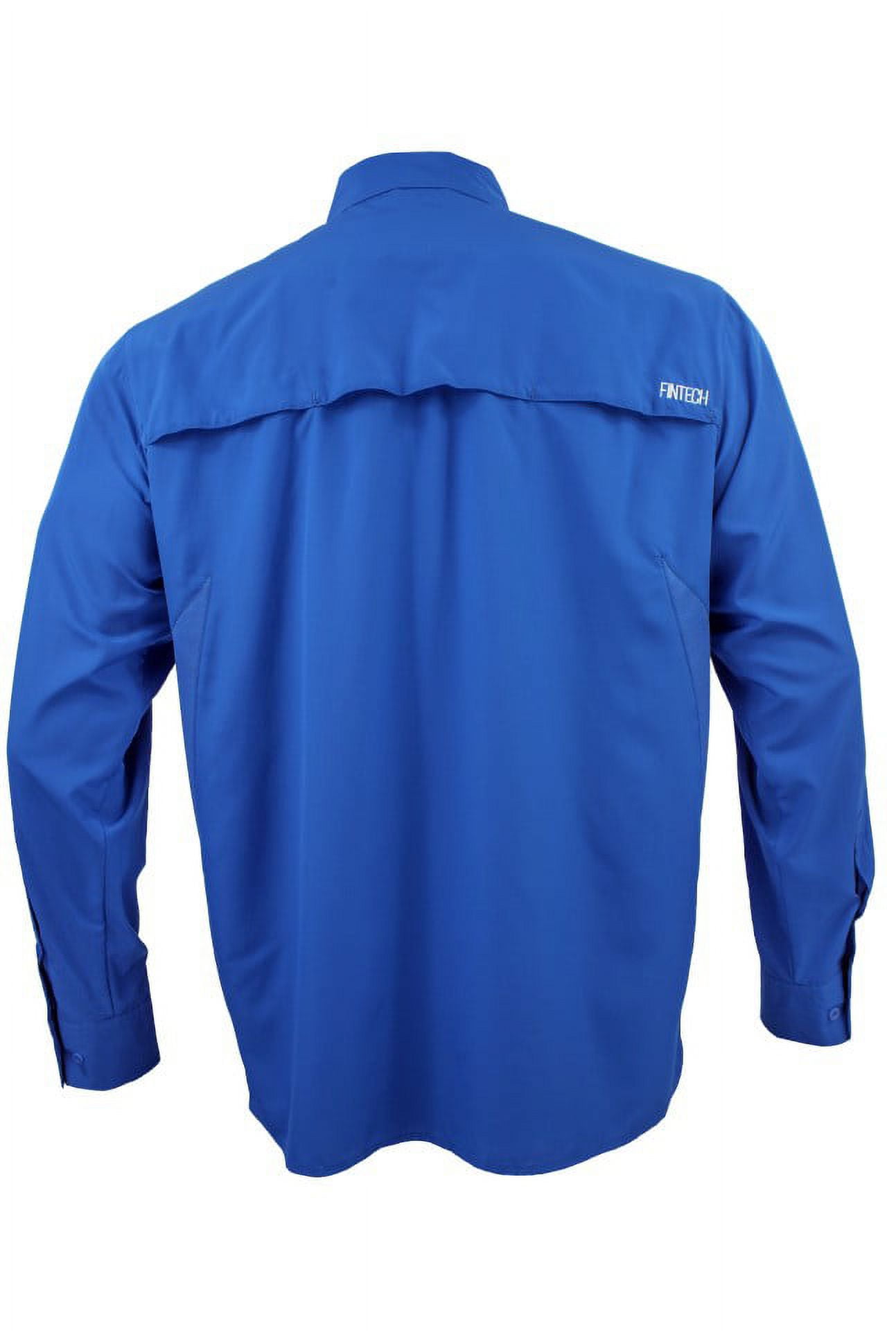 Fintech performance Fishing Shirt Mens XXL 2XL Short Sleeve UV 50+ Bass  Graphic
