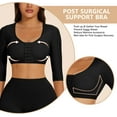 thumbnail image 5 of MANIFIQUE Arm Shaper for Women Post Surgery Arm Lipo Compression Sleeves Slimming Arm Faja Front Closure Shapewear Bra, 5 of 7