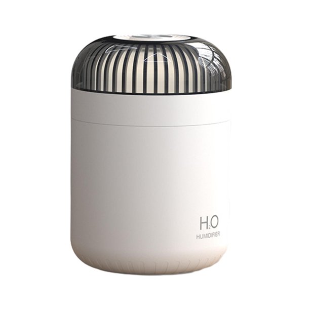 Difusor de aceites esenciales, humidificador de aire grande, luz ambiental nocturna, difusor , humidificador para oficina, habitación de bebé Blanco