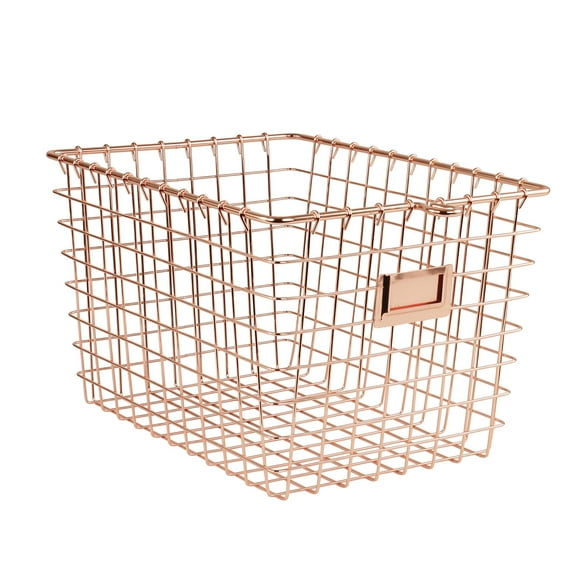 Spectrum Diversified 47879 Wire Storage Basket, Small, Copper