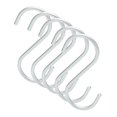 thumbnail image 3 of 5pcs S-Shape Hook For Hanging Clothes Handbag Aluminum Alloy Durable Anti-Deformation Storage Holder(Matt Silver), 3 of 3