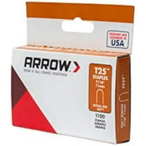 Arrow 257 Heavy Duty Round Crown T25 Staples, 7/16"
