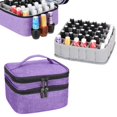 thumbnail image 2 of Nail Polish Carrying Organizer Storage Case 30 Bottles (15ml - 0.5 Fl.oz) Double Layers Nail Polish Organizer, Manicure Accessories Holder, Travel Storage Case, Portable Soft Carrying Bag, 2 of 10