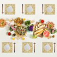 thumbnail image 3 of Stackable Mirror Chargers Set, Anti-Heat Dinner Plates, Easy-Clean Acrylic Decor for Holiday Parties, 3 of 16