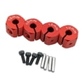 thumbnail image 5 of 4Pcs 1:10 Scale Wheel Hubs Upgrade Parts for SCX10 CC01 Wraith 90027 90034 Car Accessories Parts Replacement 10mm Red, 5 of 7