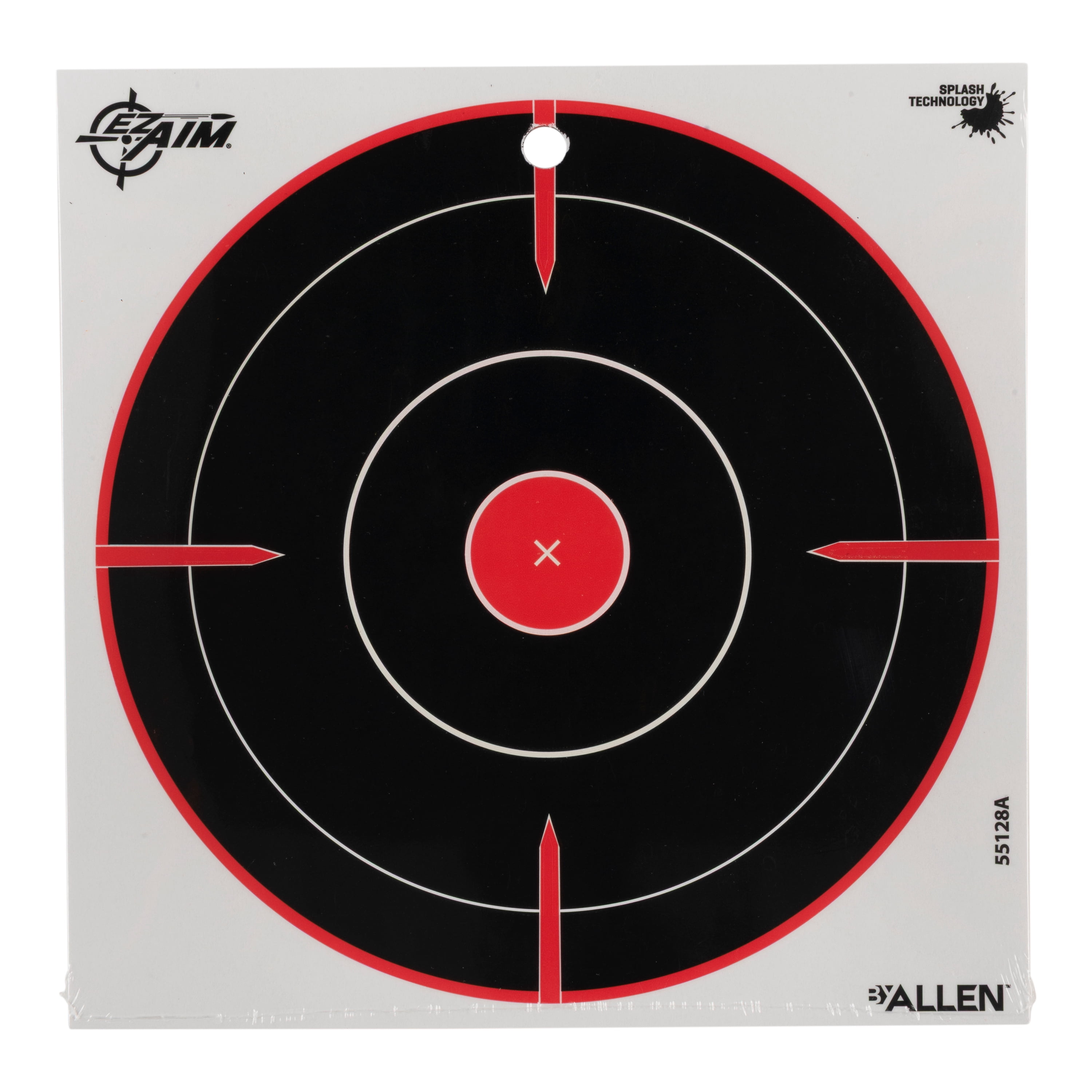 EZ Aim Splash Bullseye Targets, 8 x 8 Inch, 20 Pack