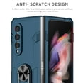 thumbnail image 3 of Allytechgroup Galaxy Z Fold 2 Magnetic Case, Compatible with Car Mount Shockproof Ring Holder Anti-Scratch Bumper Slim Hard PC Cover Phone Case for Samsung Galaxy Z Fold2, Darkblue, 3 of 10