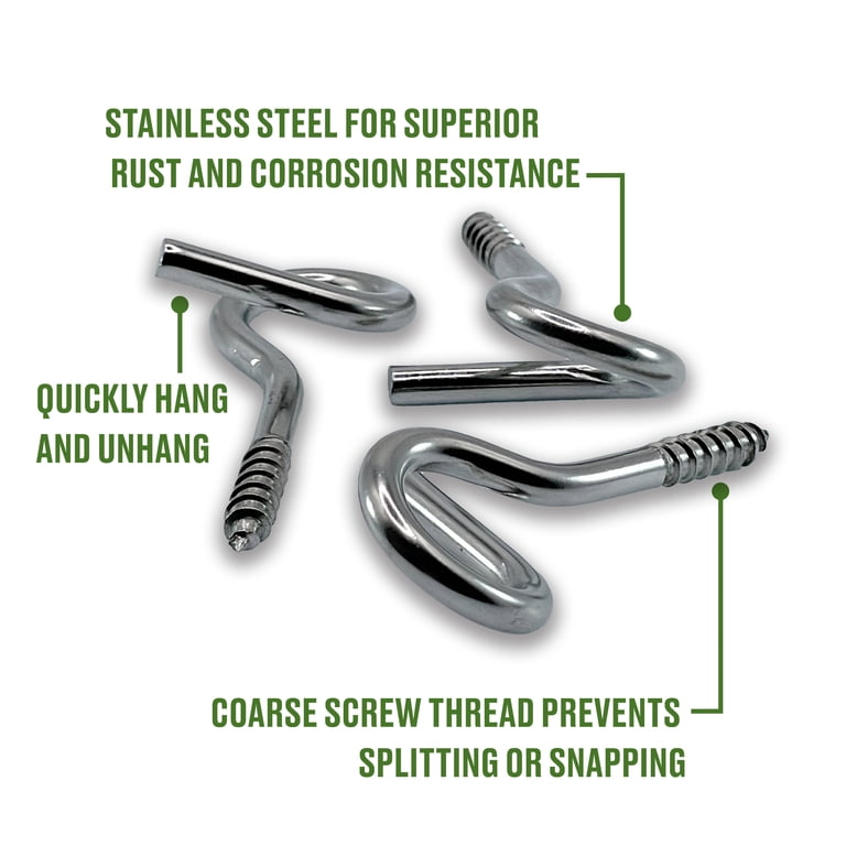 Outdoor Stainless Steel Screw Eye Hangers photo 5
