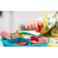 thumbnail image 5 of Juego de cuchara y tenedor para bebé, de fácil agarre, para niños pequeños, de silicona y acero inoxidable, utensilios de aprendizaje autoalimentados perfectos, a partir de 12 meses (hipopótamo), 5 of 5