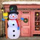thumbnail image 4 of Juguete de muñeco de nieve inflable con luz LED Muñecas de muñeco de nieve Decoración Regalos de Año Nuevo, 4 of 9