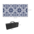 thumbnail image 5 of Outdoor Rug 9x18ft, Reversible Waterproof RV Patio Rug - Floral, 5 of 5