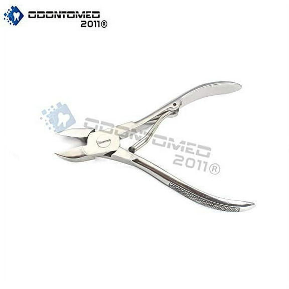 Podiatrist's Toenail Clippers By Odontomed2011® | Stainless Steel, Professional Quality For Thick And Ingrown Nails Odm