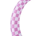 thumbnail image 3 of Auto Drive Universal Neoprene Waterproof Steering Wheel Cover, Set of 1, Fit for Cars, SUVs, Trucks, Pink Checkered Print, 3 of 6