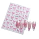 thumbnail image 1 of Wartleves Cintas Lazos Pegatinas para Uñas Blanco 3D DIY Pegatinas para Uñas Joyería Noticias ¡CALIENTE!, 1 of 7