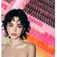 thumbnail image 4 of 600 Pcs Lash Clusters with Color, 9-16mm Color Lash Clusters D-Curl Volume, Waterproof DIY Eyelash Extensions for Home Salon, 4 of 6