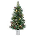 thumbnail image 1 of Costway 1 PCS 3 FT Artificial Xmas Tree with 81 Branch Tips Eucalyptus Leaves Pine Needles, 1 of 10