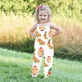 thumbnail image 2 of Easter Jumpsuit Romper for Kids,Toddler Girls Kids Easter Eggs Hunting Printing Jumpsuit Playsuit Strap Romper Summer Outfits Clothes, 2 of 6