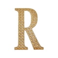 thumbnail image 3 of BalsaCircle 4" Gold Solid Letter R Self-Adhesive Rhinestones Gems Sticker, 3 of 7