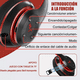 thumbnail image 4 of Audifonos Bluetooth Diadema Inalámbrico Y Con Cable Com Mic Negro/Rojo, 4 of 4