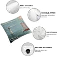 thumbnail image 4 of SHANXI Throw Pillow Covers Ocean Seascape Theme Decorative Pillow Covers Pillow Case Cushion Covers 20x20in, 4 of 5