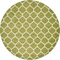 thumbnail image 1 of Unique Loom 3128684 10 x 10 Pi Tapis Rond en Treillis de Philadelphie&44; Vert, 1 of 1