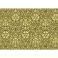 thumbnail image 1 of Ahgly Company Indoor Rectangle Patterned Mustard Yellow Area Rugs, 2' x 4', 1 of 6