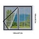 thumbnail image 3 of Fiudx Mosquitera Ajustable para Ventana, Malla Fina de Acero Inoxidable, Fácil Instalación, Diseño Duradero y Protector, Ajuste Universal para Ventanas de 99 X 120 Cm, Mantenimiento Sencillo, Color B, 3 of 6