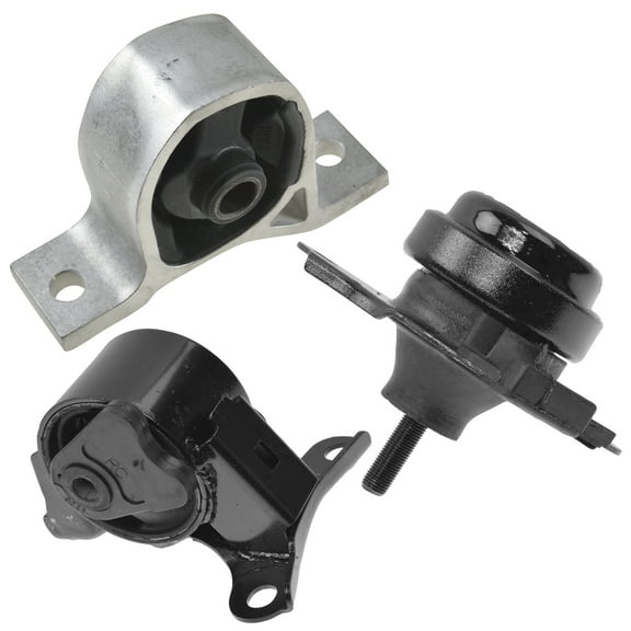 TRQ Front Engine & Transmission Mount Set of 3 Kit for 01-05 Honda Civic 1.7L MTA71080