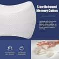 thumbnail image 3 of Round Memory Cotton Clip Leg Pillow Slow Rebound Knee Pillow Orthosis, 3 of 5
