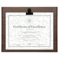 thumbnail image 2 of DAX Plaque With Metal Clip, Wood, 8.5 x 11 Insert, Walnut, 2 of 2