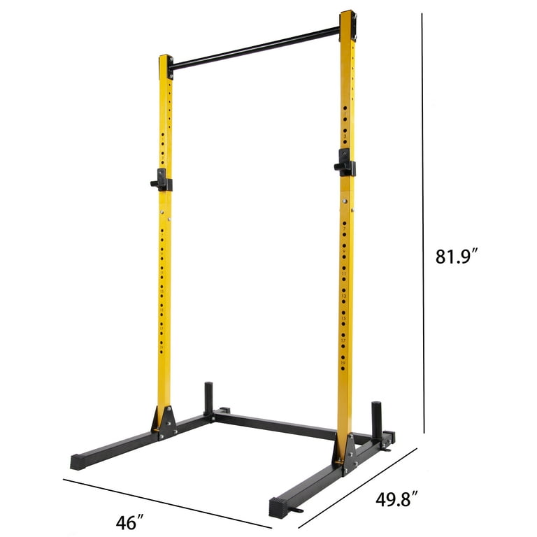 BalanceFrom Multi Function Adjustable Power Rack Squat Stand 500lb Limit