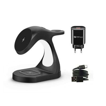 3 in 1 Magnetic Wireless Charger Night Light for Phone Magnet Wireless Chargers for Watch/Earphone