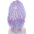 thumbnail image 3 of duomi-OneDor Long Curly Multi-Color Pastel Colorful Hair Full Wigs - Charming Cosplay Party Wig (Purple Blue), 3 of 4