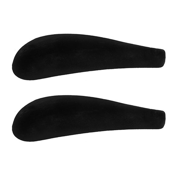 Minkissy 1 Pair Black Padded Sweater Hangers with Flocking Antislip Design for Secure and Neat Clothing Storage