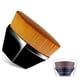 thumbnail image 1 of Brocha de maquillaje plana Kabuki hexagonal para rostro, colorete, polvos líquidos y base de maquillaje (negra), 1 of 5