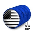 thumbnail image 3 of Subdued American USA Flag Black White Military Tactical Tire Rim Wheel Aluminum Valve Stem Caps - Blue, 3 of 8