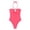 Z-Hot Pink573, variant on JIAYUE Women's One-Piece Swimsuit Halter Neck Fashion Sleeveless Backless Sexy Solid Color Comfortable For Beach Pool Female Breathable Swimwear
