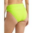 thumbnail image 2 of Women's Pour Moi 13209R Free Spirit Fold Over Brief Swim Bottom (Lime 2X), 2 of 2