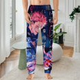 thumbnail image 2 of Jujutsu Kaisen Men's Pajama Pants Soft Sleepwear Loung Pants for Men Pj Bottoms with Pockets, 2 of 7